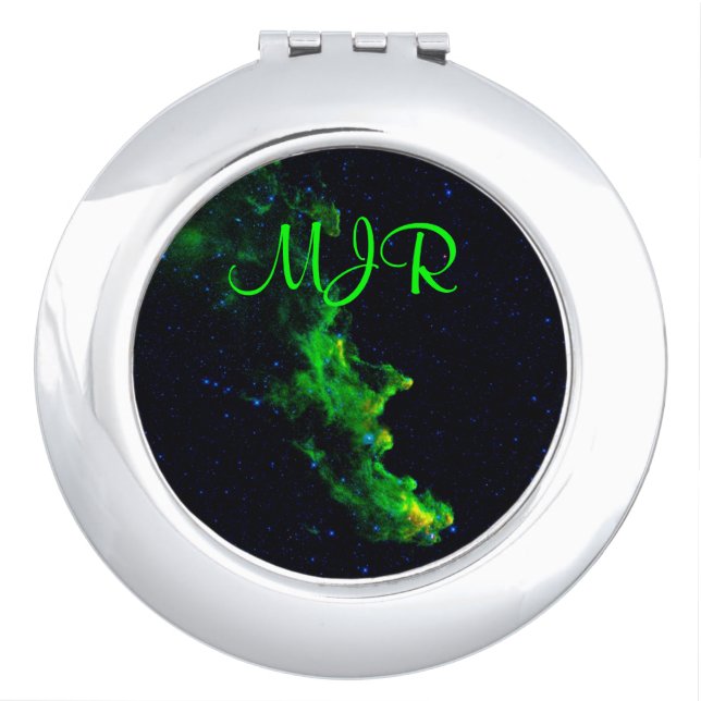 Witch Head Nebula astronomy image Makeup Mirror (Front)