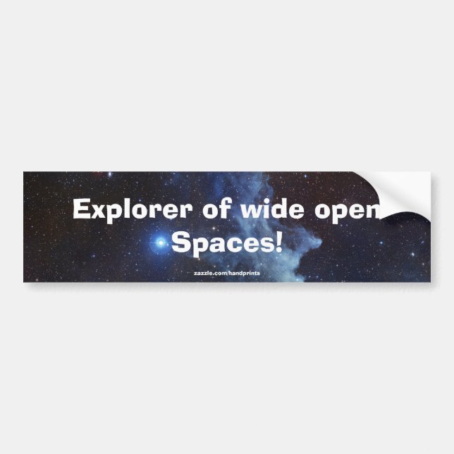 Witch Head Nebula Bumper Sticker (Front)