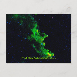 Witch Head Nebula deep space astronomy image Postcard