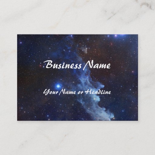 Customizable Witch Head Nebula NASA Space Business Card Templates