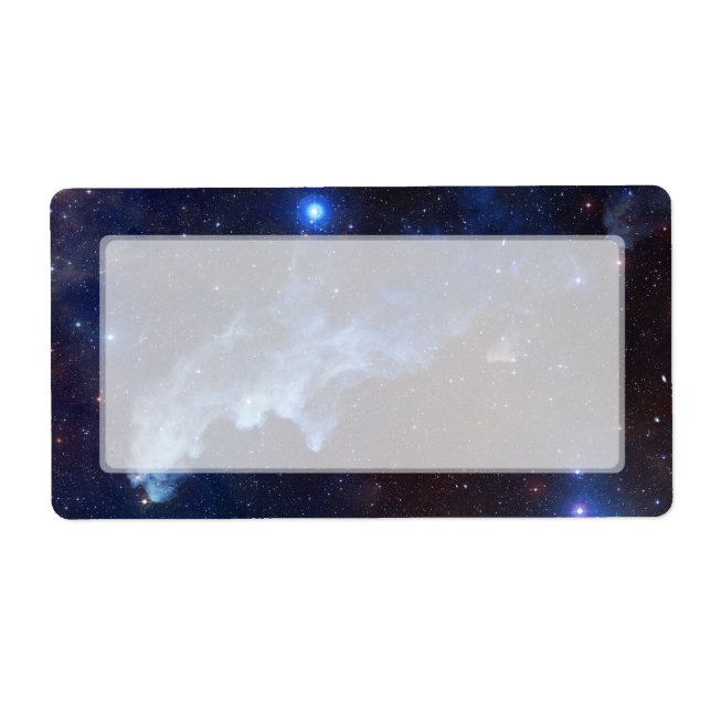 Witch Head Nebula NASA Space Label (Front)