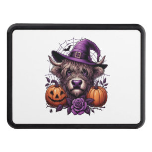 Witch Highland Halloween Cow Hitch Cover