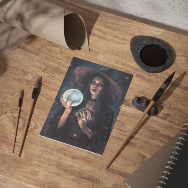 Witch Hilde Blank Greeting Card (Creator Uploaded)