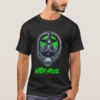 Witch House Green Witch Logo Vintage  T-Shirt