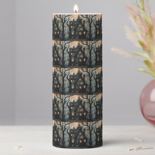 Witch House Pillar Candle (In Situ)