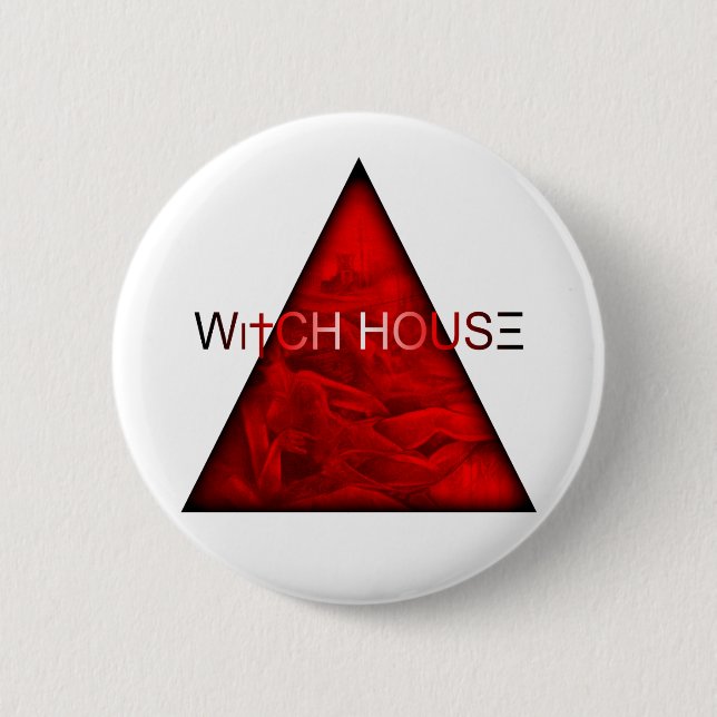 Witch House Pinback Button (Front)