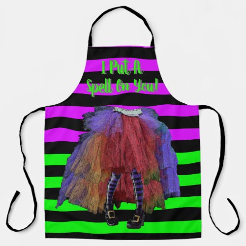 Witch I Put A Spell On You Print Apron