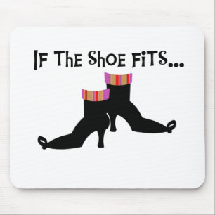 Witch If the Shoe Fits Mouse Pad