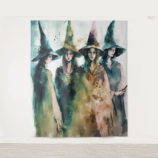Witch illustration #1 tapestry