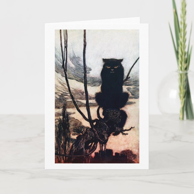 Witch in Cat Form Card (Front)