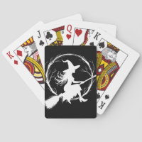 Witch in Flight Classic Playing Cards