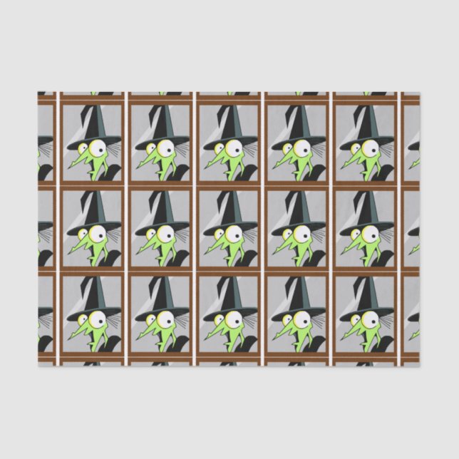 Witch In The Mirror Tissue Paper (Front)