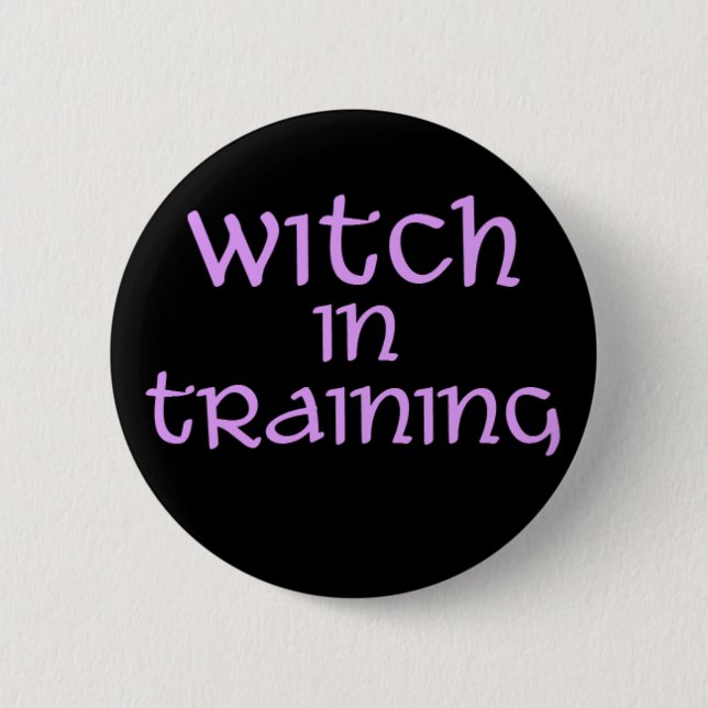 Witch-in-Training Button (Front)