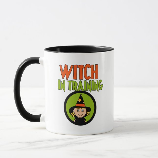 Witch in Training T-shirts and Gifts Mug (Left)