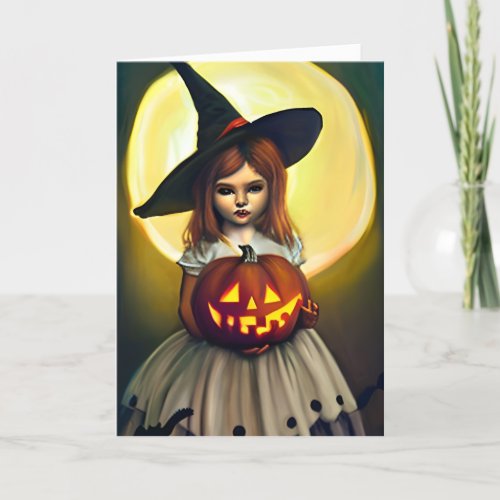 Witch_ing you a Happy Halloween Card