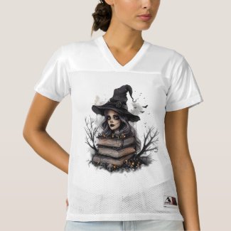 Witch-Inspired Art & Gifts Mystic Charms Women's Football Jersey