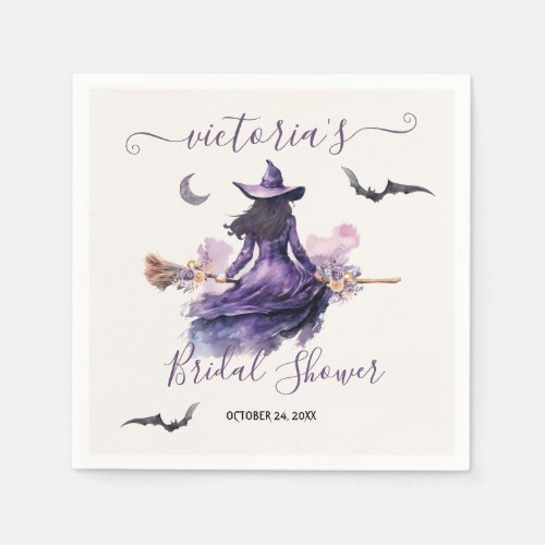 Witch is getting Hitched Halloween Bridal Shower Napkins