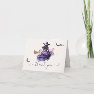 Witch is getting Hitched Halloween Bridal Shower Note Card