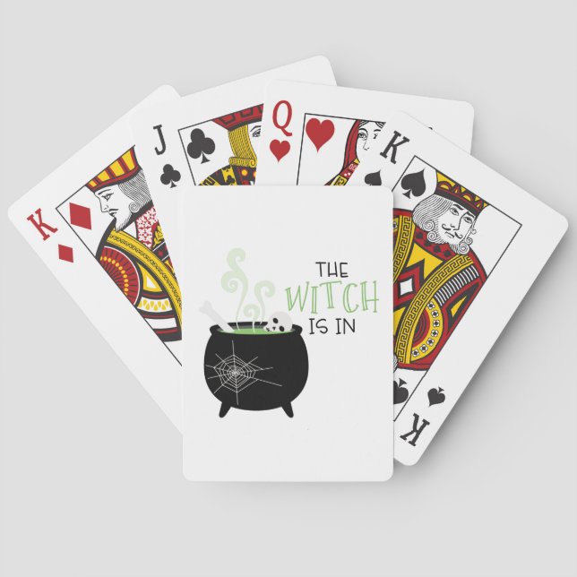 Witch Is In Poker Cards (Back)
