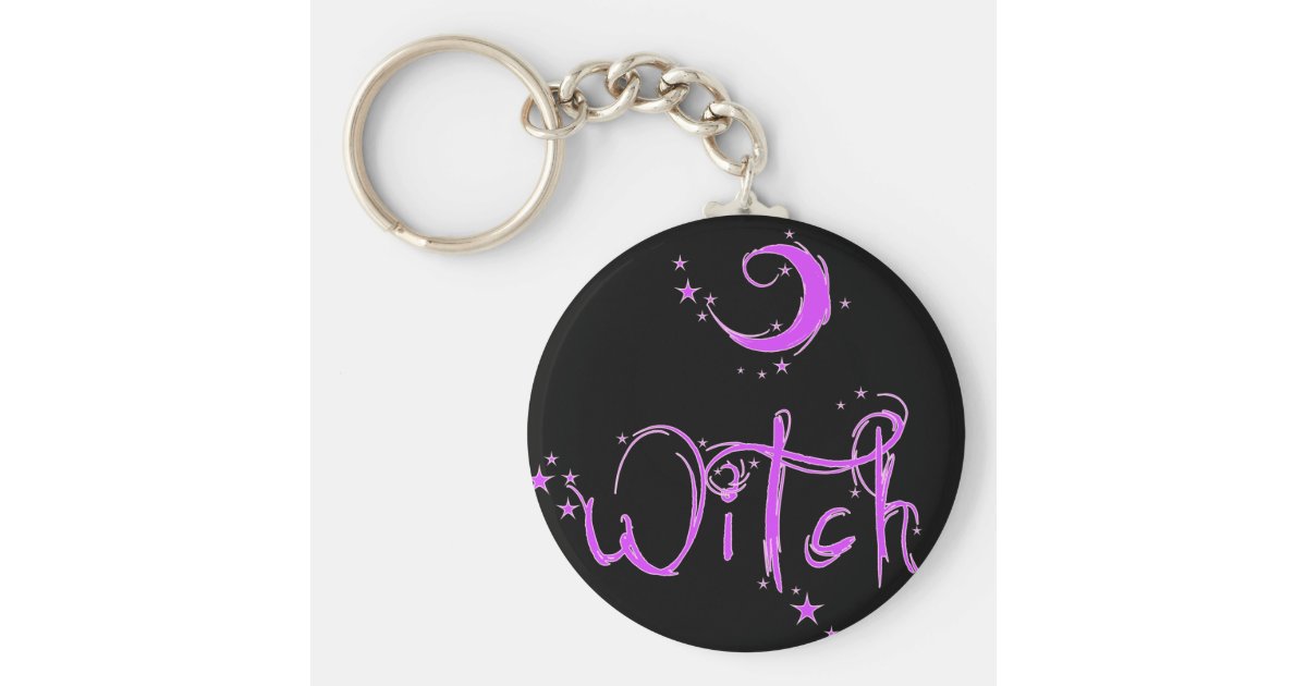 Witch Keychain Zazzle