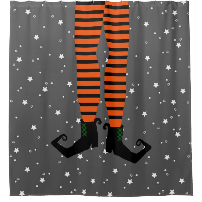 Witch Legs Shower Curtain (Front)