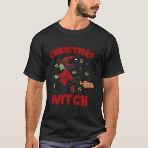 Witch Merry Witchmas Wiccan Witch T_Shirt