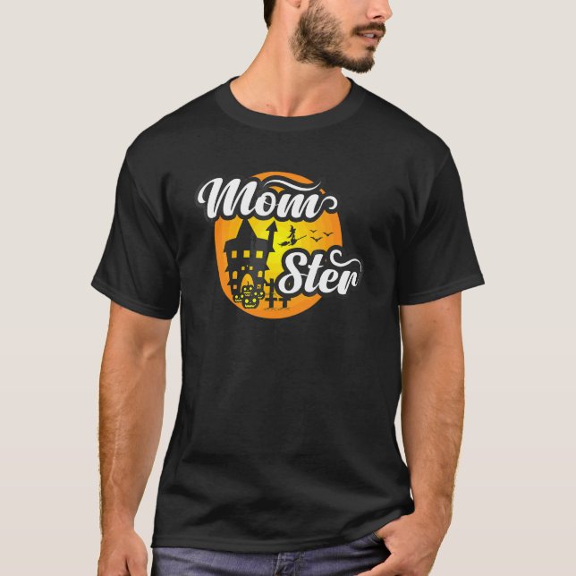 Witch Mom Ster  Halloween Tees (Front)