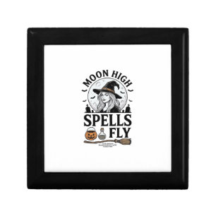 Witch Moon Shirt Vintage Engraving Halloween Tee_1 Gift Box