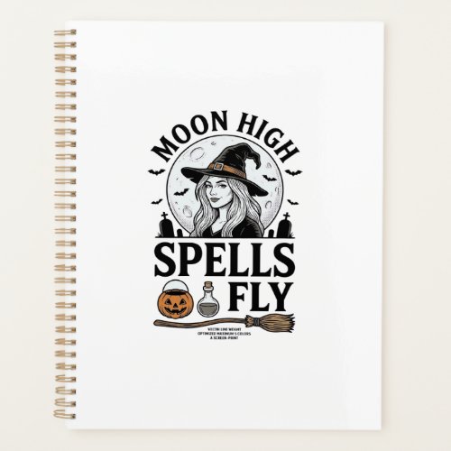 Witch Moon Shirt Vintage Engraving Halloween Tee_1 Planner