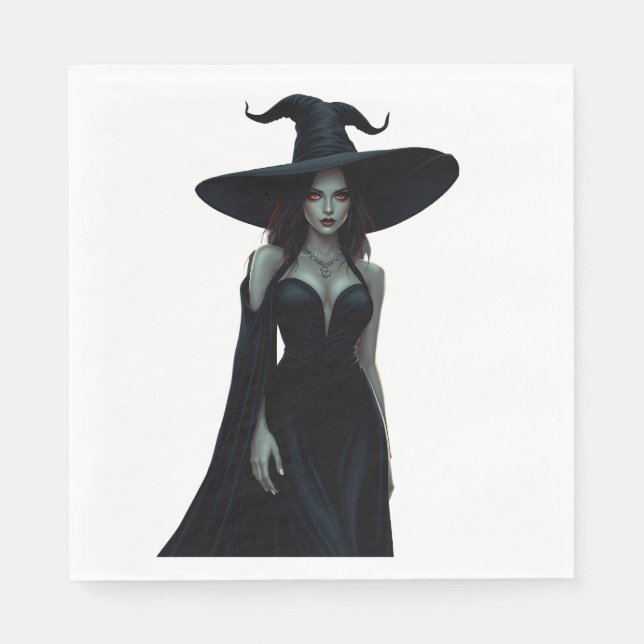Witch of the Night Napkins (Front)