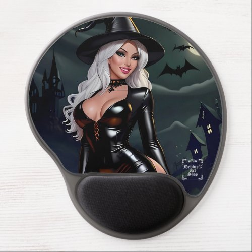 Witch of the Shadows Gel Mouse Pad