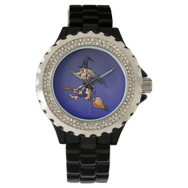 Witch on a broom watch (Front)