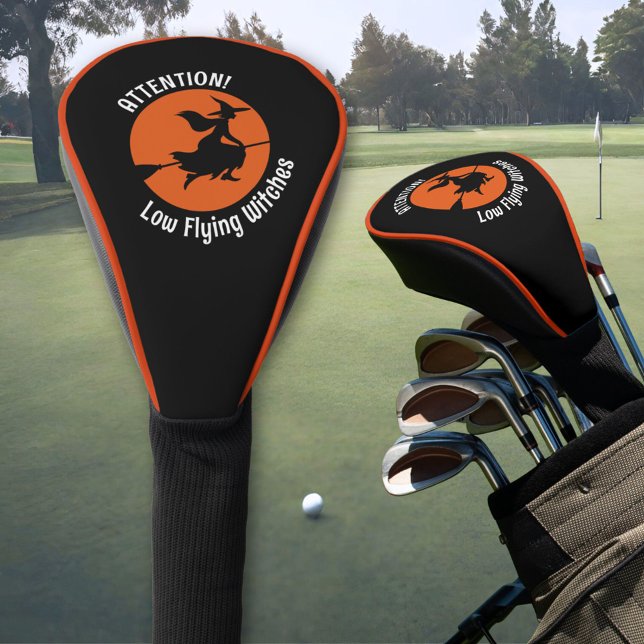 Witch on Broom Golf Head Cover (Creator Uploaded)
