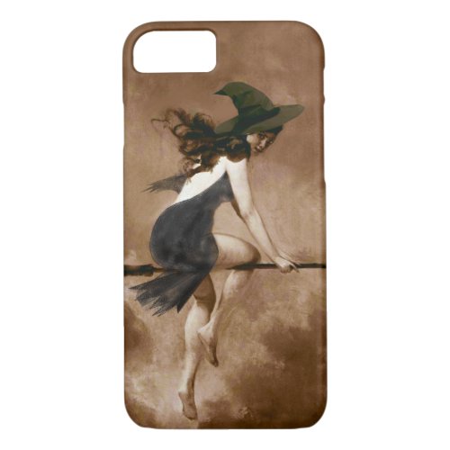 Witch on Broom Iphone case