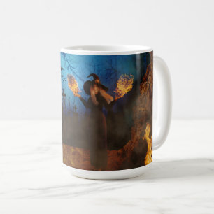 Witch on Fire Coffee Mug