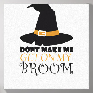 Witch on Halloween Canvas Photo Tile