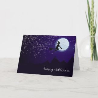 Witch Over the Mountains Card