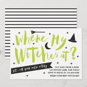 witch party invitation