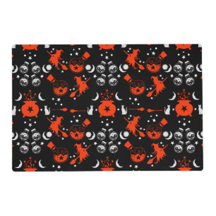 Witch Party Night Gift Decor Placemat