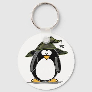 Witch Penguin Keychain
