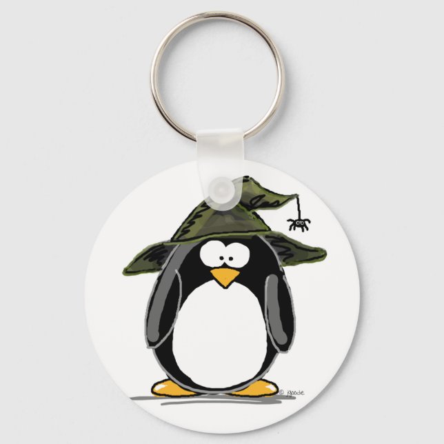 Witch Penguin Keychain (Front)
