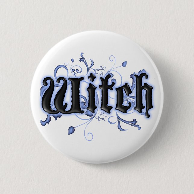 Witch Pinback Button (Front)