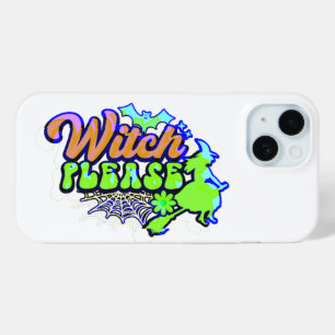WITCH PLEASE funny halloween iPhone 15 Case