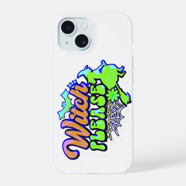 WITCH PLEASE  funny  halloween  Iphone Case (Back)