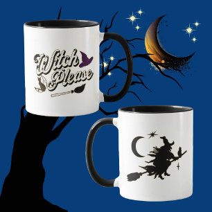 Witch Please Funny Halloween Quote Mug