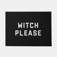 Witch Please Halloween Doormat