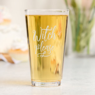 Witch Please Halloween Pint Glass
