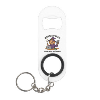 Witch Please, I’m an Accountant – Stainless Steel Keychain Bottle Opener