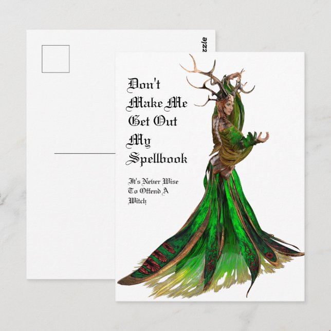 Witch Postcard (Front/Back)