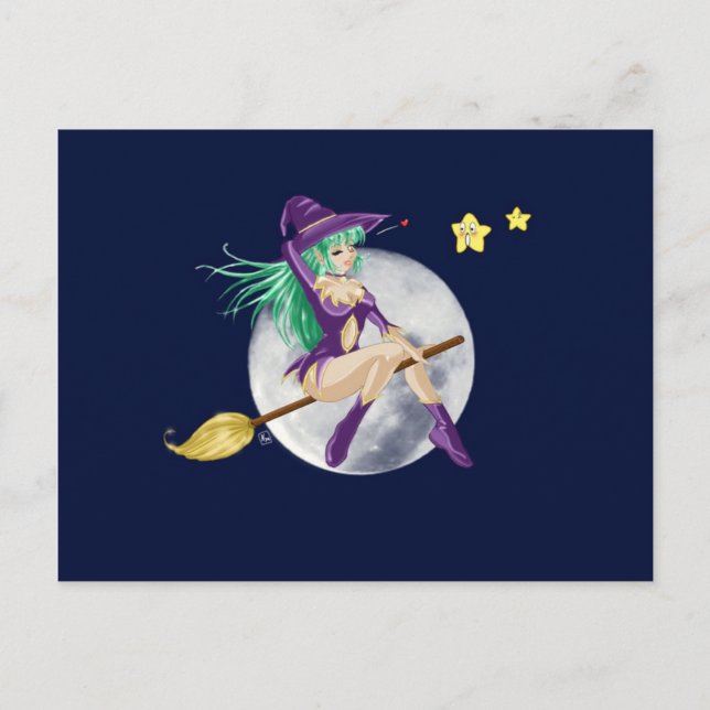 witch postcard (Front)